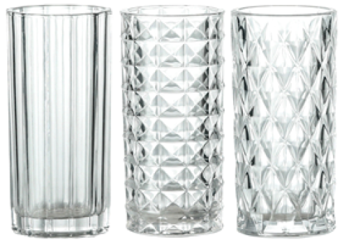 Checkered Vertical Diamonds Vase