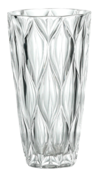 Glass Vase with Gold Leaf