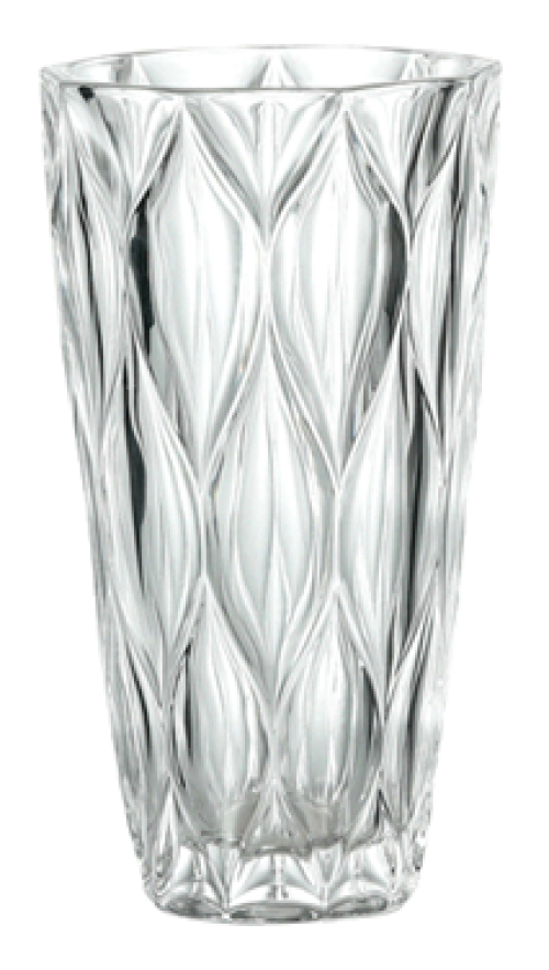 Glass Vase with Gold Leaf