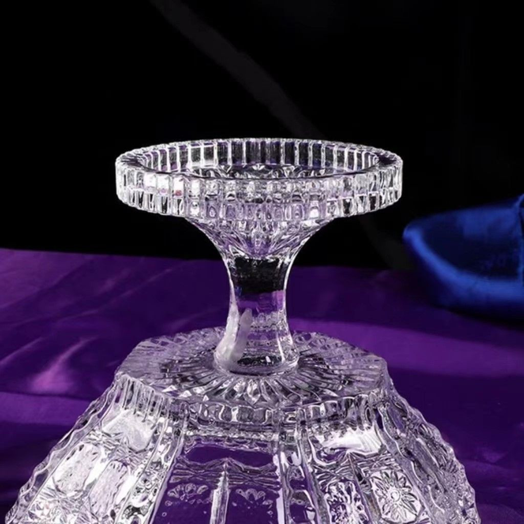 Glass fruit dinner plate