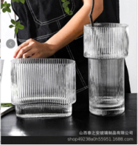 Water Tower Glass Vase